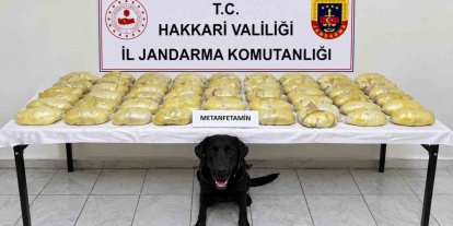 Hakkâri’de 21 kilo 700 gram metamfetamin ele geçirildi