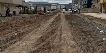 Boyabat’ta yol çalışması
