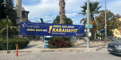 Karahayıt’ta doğal gaz için ilk kazma vuruldu