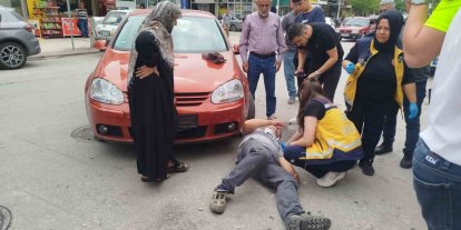 Çivril’de elektrikli bisiklete otomobil çarptı: 1