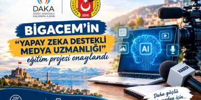 BİGACEM’in "Yapay Zeka Destekli Medya Uzmanlığı" eğitim projesi onaylandı