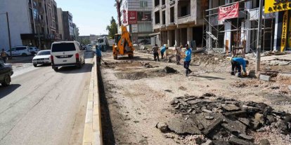 Zey Caddesi’nde altyapı tamamlandı, asfalt çalışması başladı