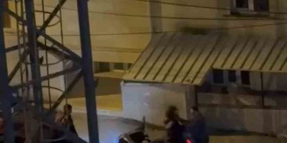 Pendik’te trafikte korku dolu anlar: Sürücüye tokat attı, motoruna zarar verdi