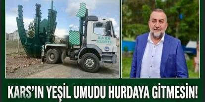 Alibeyoğlu kaleme aldı: "Kars’ın Yeşil Umudu Hurdaya Gitmesin!"