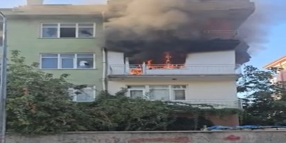 Elazığ’da ev yangını