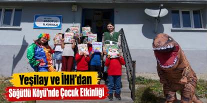 Kars Yeşilay ve İHH’dan Söğütlü Köyü’nde Çocuk Etkinliği