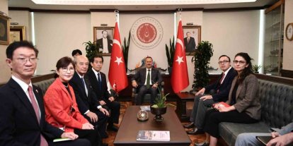 Savunma Sanayii Başkanı Görgün, Japon heyeti ile savunma sanayii alanında geliştirilebilecek iş birliği imkanlarını görüştü