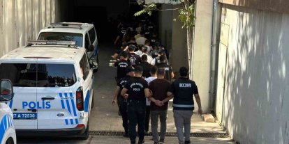Gaziantep’te organize suç örgütüne yönelik operasyonda 28 şüpheli adliyeye sevk edildi