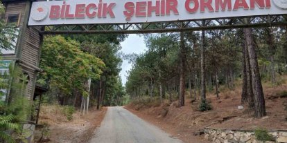 Bilecik Şehir Ormanı’nın yolları köstebek yuvasına döndü