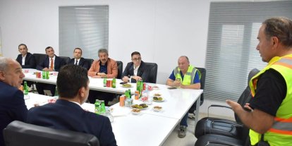 Tatar, Cizre Barajı’ndaki çalışmaları yerinde inceledi