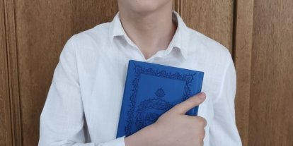 Ertuğrulgazi Camii ve Darulkurrası’nın ilk hafızı Hüseyin Yılmaz, Bilecik birincisi oldu