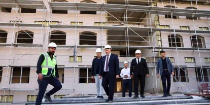 SGK İl Müdürlüğü yeni hizmet binasında çalışmalar sürüyor