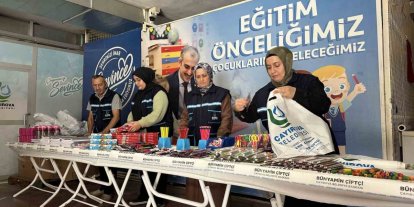 Çayırova’da öğrencilere kırtasiye desteği