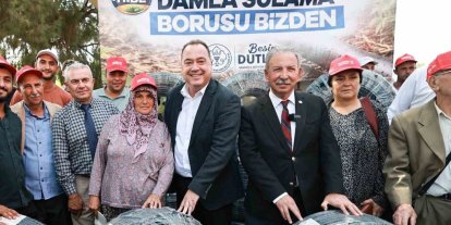 Salihli’de 500 üreticiye damlama sulama desteği