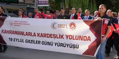 Iğdır’da "Kahramanlarla Kardeşlik Yolunda" yürüyüşü düzenlendi