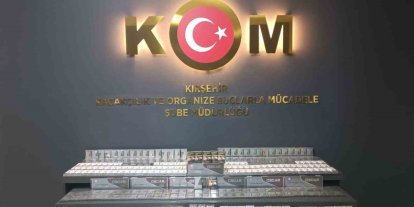 Kırşehir’de gümrük kaçağı sigara ele geçirildi