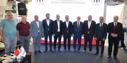 Elazığ Ticaret Borsası standına fuarda yoğun ilgi