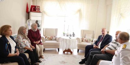 Vali Toraman 19 Eylül Gaziler Günü’nde gazi ziyareti gerçekleştirdi