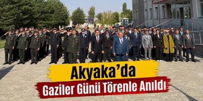 Akyaka’da Gaziler Günü Törenle Anıldı