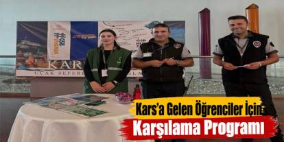 Yeşilay'dan Kars’a Gelen Öğrenciler İçin Karşılama Programı