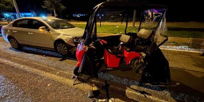 Tavşanlı’da otomobil elektrikli bisiklete çarptı: 2 yaralı
