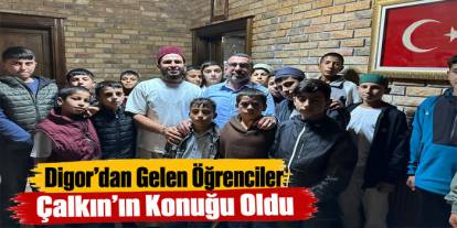 AK Parti Kars Milletvekili Adem Çalkın, Kur’an Kursu Öğrencileriyle Buluştu