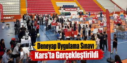 Deneyap Uygulama Sınavı Kars’ta Gerçekleştirildi