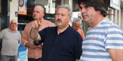 Şehrin merkezindeki caddelerin yaya yolları yenileniyor