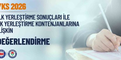 Eğitim-Bir-Sen: "2026 YKS ilk ve ek yerleştirme sonuçları, yükseköğretimde kontenjan politikasının yeni bir yaklaşımla ele alınması gerektiğini göstermektedir"