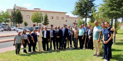 Devlet Hastanesi’nde ağaçlandırma seferberliği