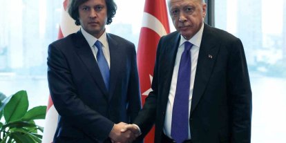 Cumhurbaşkanı Erdoğan, Gürcistan Başbakanı Kobakhidze ile görüştü