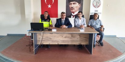 Söke’de öğrenci servis şoförleri ve rehber personele trafik eğitimi