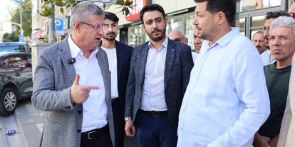 AK Parti İl Başkanı Subaşıoğlu İstiklal Caddesi’nde esnafları dinledi