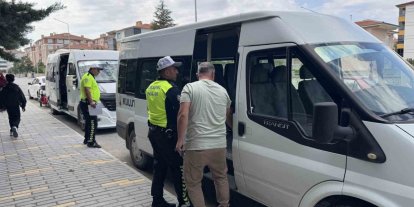 Kulu’da okul servisleri ve çevrelerine sıkı denetim