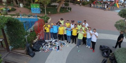 Tekirdağ’da sokaklar hareketlendi: Spor yaptılar, çöp topladılar