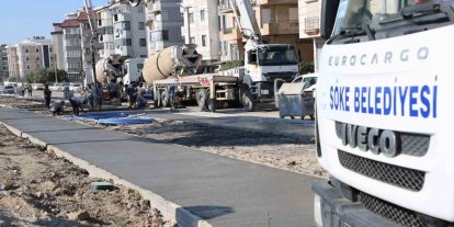 Söke’de Bisiklet ve Yürüyüş Yolu Projesi’nde ikinci etap hızlandı