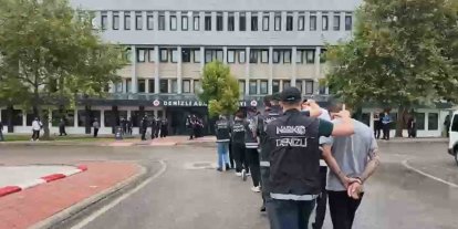 Denizli’de 13 torbacı polisin operasyonuyla yakalandı