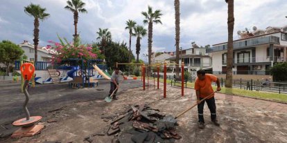 Marmaris’te parklar yenileniyor