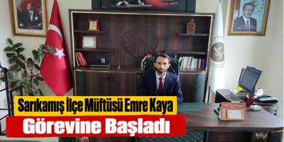Sarıkamış İlçe Müftüsü Emre Kaya Görevine Başladı