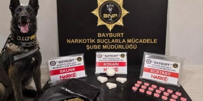 Bayburt’ta uyuşturucu operasyonunda yakalanan şüpheli tutuklandı