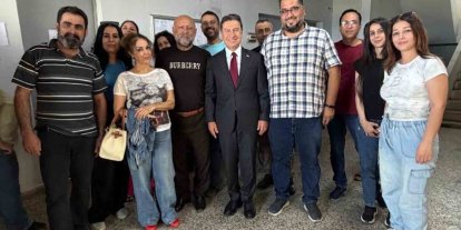 Başkan Aras, Suriye ziyaretinde Bayır-Bucak Türkmenleri ile bir araya geldi