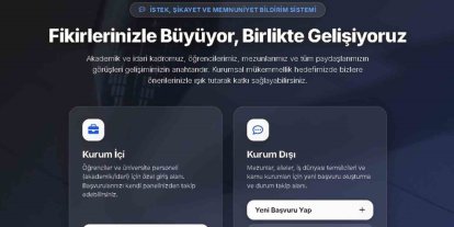 MSKÜ istek, şikayet ve memnuniyet bildirim sistemi kurum dışı paydaşların da hizmetinde