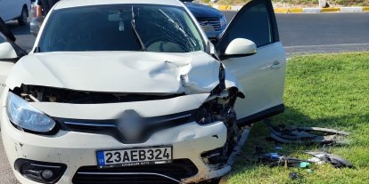 Elazığ’da trafik kazası: 1 yaralı