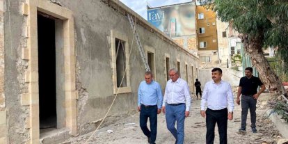 İskenderun Lisesi’nde restorasyon çalışmaları sürüyor