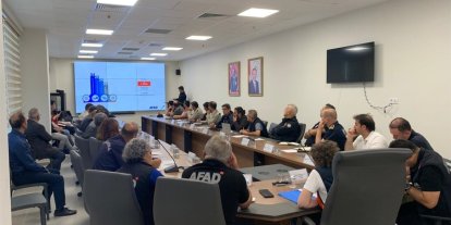 7.5 büyüklüğündeki deprem senaryolu tatbikat öncesi hazırlık toplantısı
