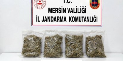 Uyuşturucu taciri 2 kilo 100 gram esrarla yakalandı