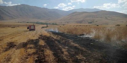 Van’da örtü üstü yangını