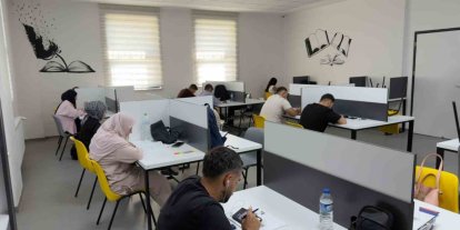 Battalgazi Belediyesi’nden sınava hazırlanan öğrencilere kütüphane desteği