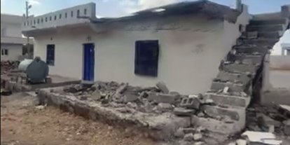 Deprem Hilvan’da hasara yol açtı