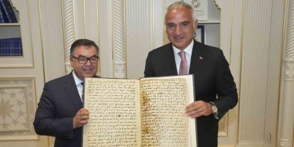 Türkiye ile Özbekistan arasında ‘Kültür Alanında İşbirliği Mutabakat Zaptı’ imzalandı